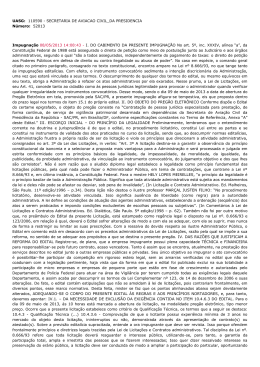 Impugna&ccedil;&atilde;o - Secretaria de Avia&ccedil;&atilde;o Civil