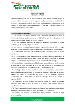 edital n&ordm; 01/2014