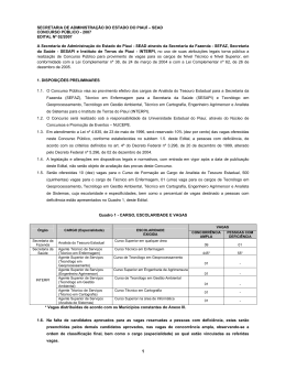 EDITAL DEFINITIVO - SEFAZ SESAPI INTERPI