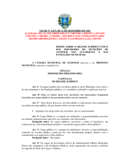 Lei Municipal n&ordm; 2.073, de