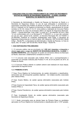 Abertura Edital
