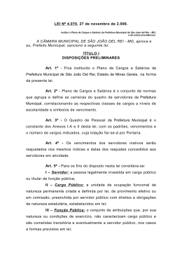 LEI N&ordm; 4 - S&atilde;o Jo&atilde;o del Rei Transparente