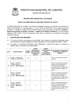 EDITAL FINAL - 19.11.2014 - Edital Cubat&atilde;o ACS e ACE