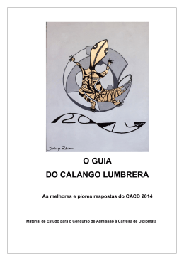 O GUIA DO CALANGO LUMBRERA