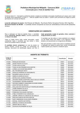 Prefeitura Municipal de Nilópolis - Concurso 2014 - IBAP-RJ