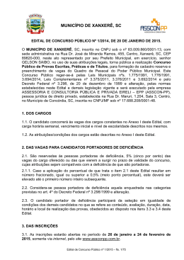 Abertura Edital
