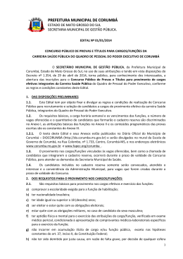 CBA-CONCURSO 2014 - SAUDE - EDITAL 01