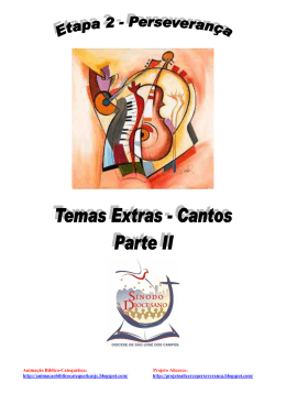 2 - Can&ccedil;&atilde;o Nova - Liturgia Di&aacute;ria