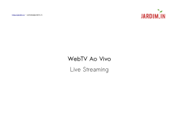 WebTV Ao Vivo Live Streaming