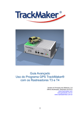 Guia Avan&ccedil;ado Uso do Programa GPS TrackMaker&reg; com os