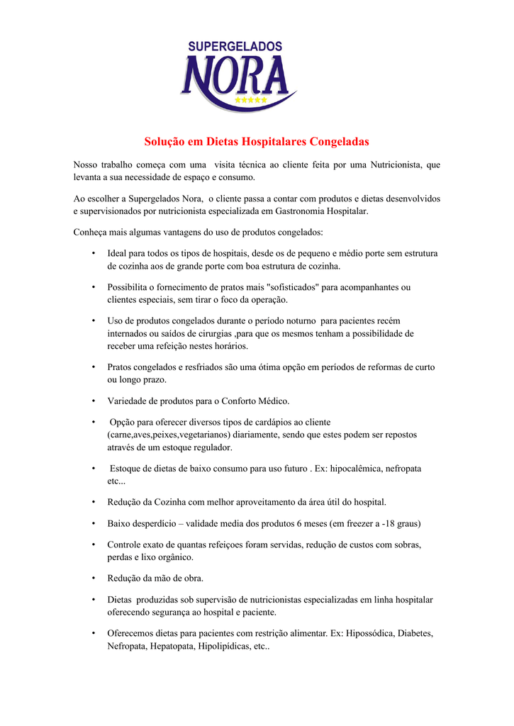 Dieta feita por nutricionista