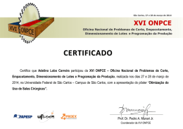 Pôsteres - XVI ONPCE :: UFSCar - Universidade Federal de São