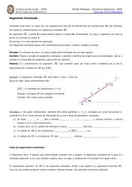 Segmento Orientado - CAp-UFRJ