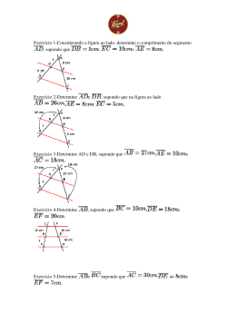 Lista 02 de Matemática - Geometria Plana