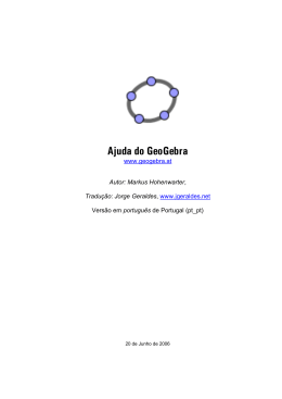 Ajuda do GeoGebra