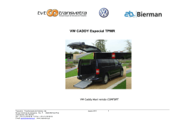 Wolkswagen Caddy TPMR Transvetra