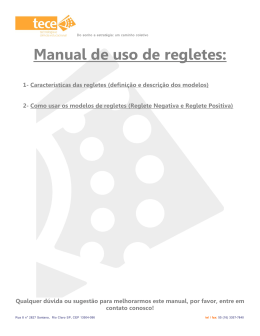 Desenvolvimento do equipamento em rela&ccedil;&atilde;o ao estado da