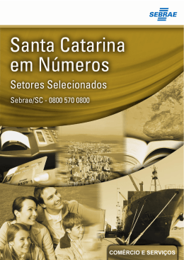 Setorial: Com&eacute;rcio e Servi&ccedil;os