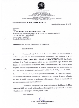 PRESIDENCIA DA REP&Uacute;BLICA - Secretaria