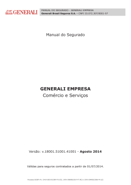 GENERALI EMPRESA Com&eacute;rcio e Servi&ccedil;os