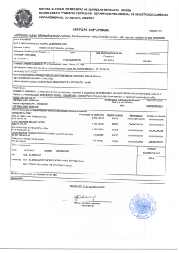 veja o documento da junta comercial do distrito federal