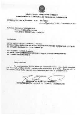 oF&Iacute;cIo DE NoTIFIcA&Ccedil;&Atilde;o/sRTE/AM /N&deg; &Eacute;H/zjoii/