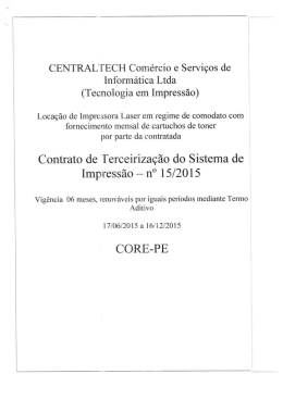 CENTRALTECH Comércio e Serviços de Informática Ltda - CORE-PE