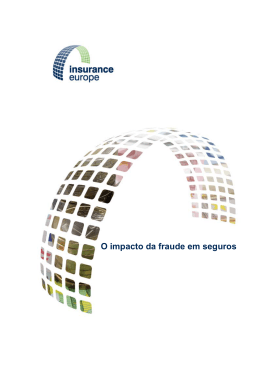 CEA Insurance Europe - O impacto da fraude em seguros