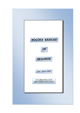 Apostila - No&ccedil;&otilde;es B&aacute;sicas de Seguros