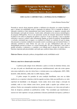 EDUCA&Ccedil;&Atilde;O: CAMINHO PARA A SUPERA&Ccedil;&Atilde;O DA - VII Coped-NM