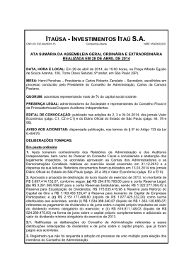 ITA&Uacute; UNIBANCO HOLDING S