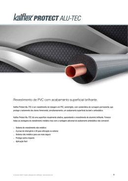 Revestimento de PVC com acabamento superficial