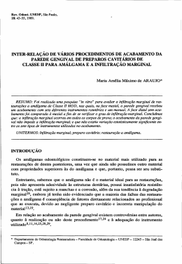 Portugu&ecirc;s - Revista de Odontologia da UNESP