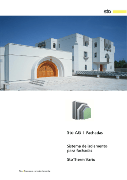 Fachadas Sistema de isolamento para fachadas StoTherm Vario