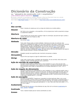 Dicion&aacute;rio da Constru&ccedil;&atilde;o Civil