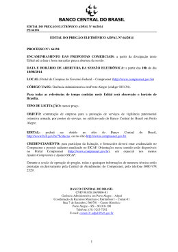 Edital completo - Banco Central do Brasil