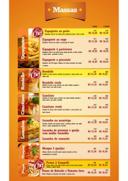 espaguete - Ceu da Boca Bar e Restaurante