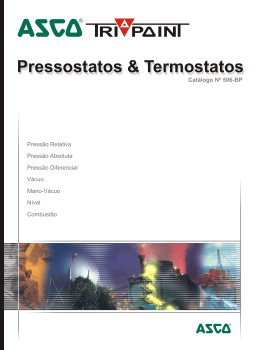 Pressostatos & Termostatos