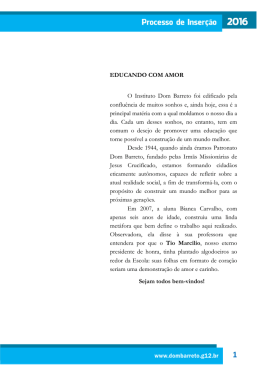 Informativo - Instituto Dom Barreto