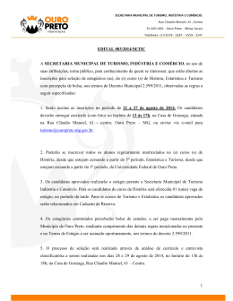 secretaria municipal de turismo, indústria e comércio