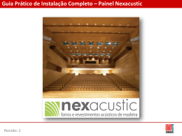 Guia Pr&aacute;tico de Instala&ccedil;&atilde;o &ndash; Nexacustic