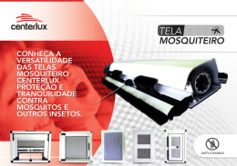 conheça a versatilidade das telas mosquiteiro centerlux. proteção