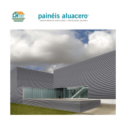 Catálogo técnico dos Painéis Aluacero