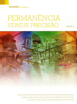 Permanência versus precisão