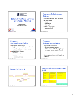 Desenvovimento de Sodtware Orientado a Aspectos