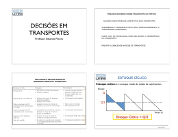 DECIS&Otilde;ES EM TRANSPORTES