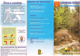 ARC PR16 Caminhada Exótica - Folheto