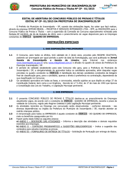 Prefeitura de Iracem&aacute;polis-SP