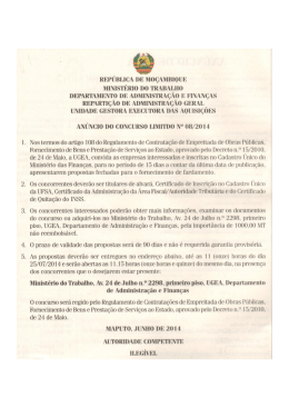 república de moçambique ministério do trabalho departamento de