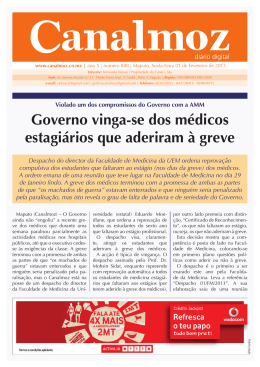 Governo vinga-se dos m&eacute;dicos estagi&aacute;rios que aderiram &agrave; greve